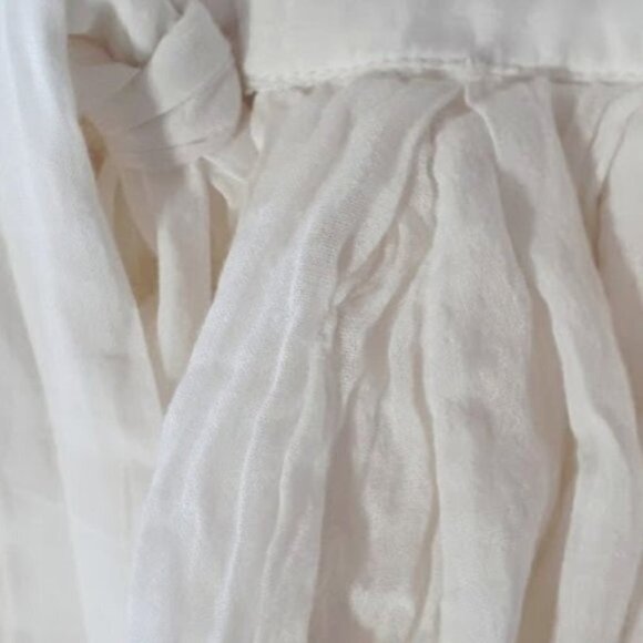 NWT Free People ivory eyelet detail open back cotton top, M - Picture 11 of 11